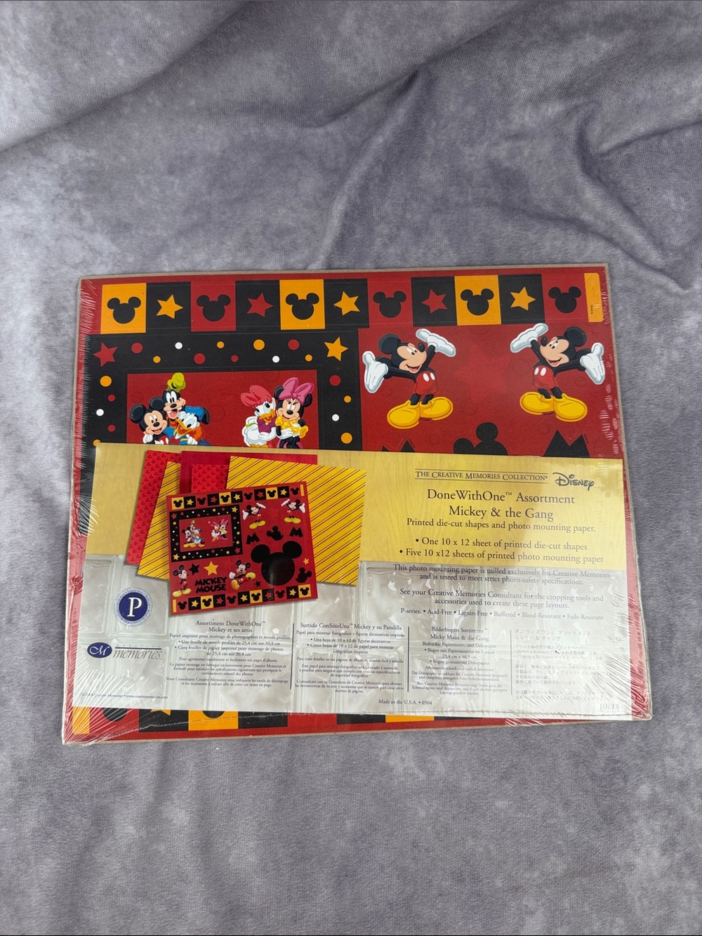 New Sealed Creative Memories Disney Done with One Mickey & the Gang 2004
